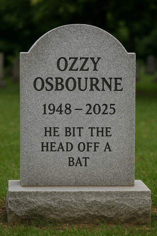Ozzy Osbourne's funeral wishes