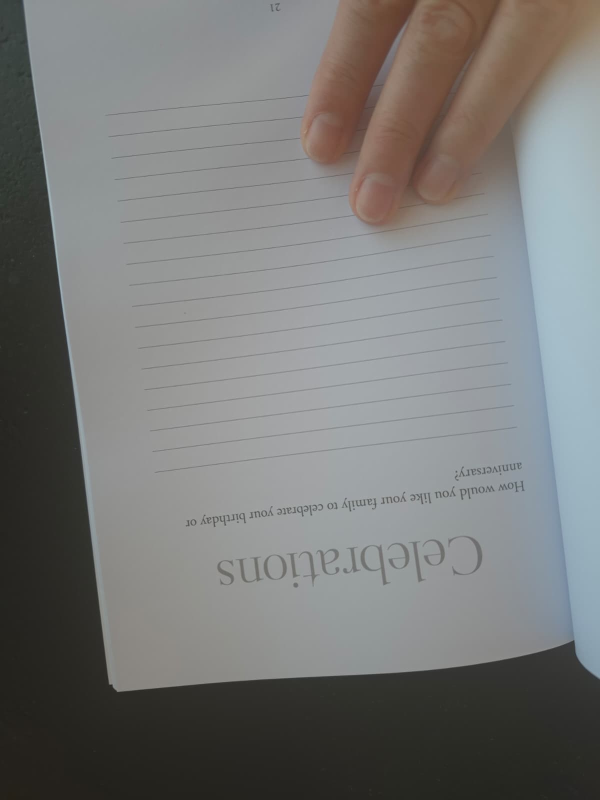 Wishes Book - Instant Download - print at home