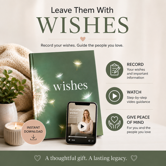 Leaving Wishes - Downloadable Wishes Book with video guidance