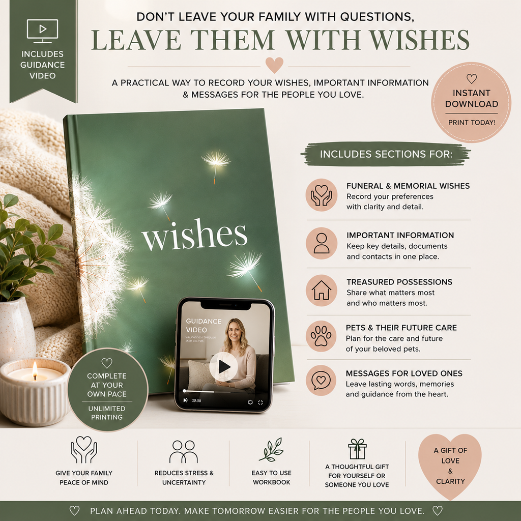 Leaving Wishes - Guided instruction video with downloadable Wishes Book