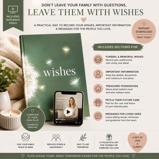 Leaving Wishes - Guided instruction video with downloadable Wishes Book