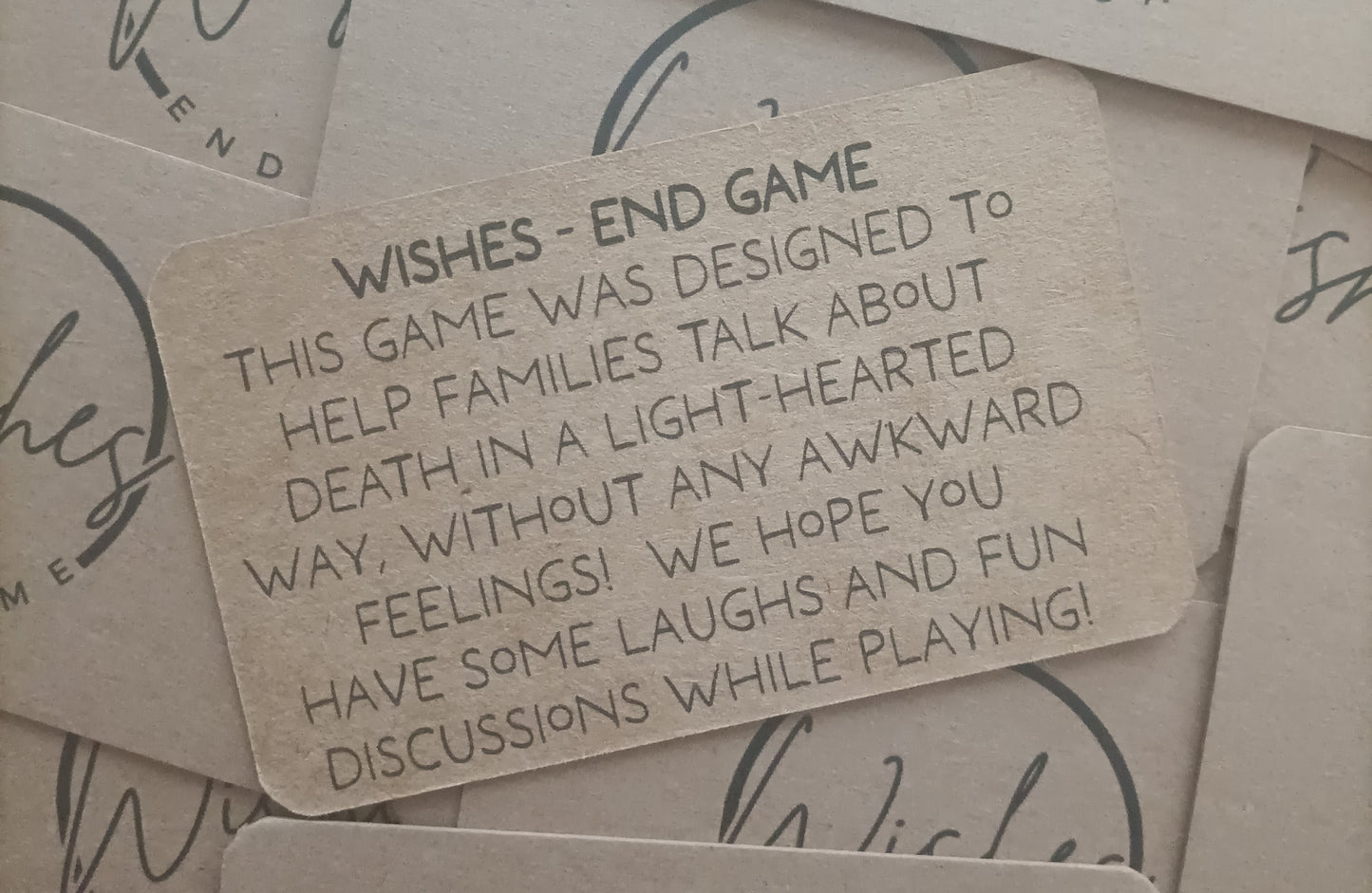 Wishes End Game Card Game | Start End-of-Life Conversations