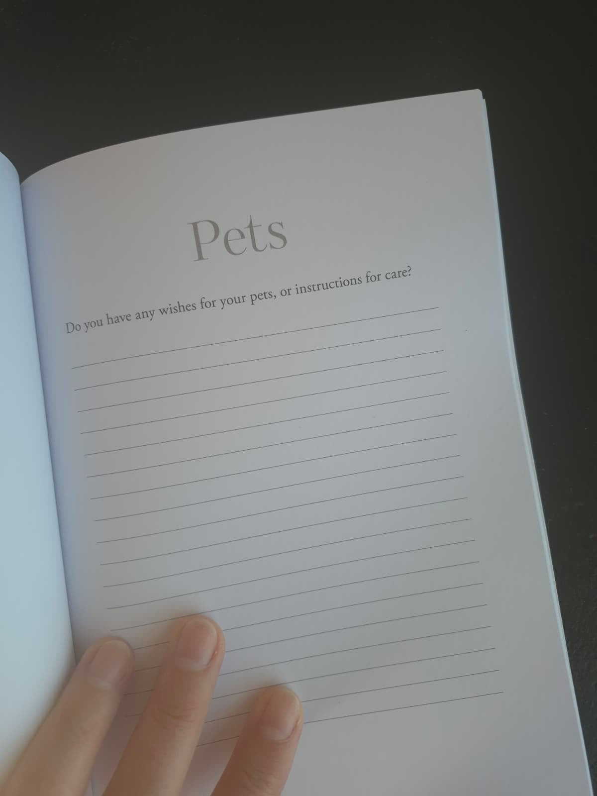 Wishes Book - Instant Download - print at home